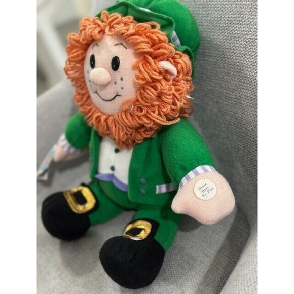 Vtg San Francisco Music Box Co Plush Leprechaun Irish Eyes Smiling Not working - Picture 4 of 12